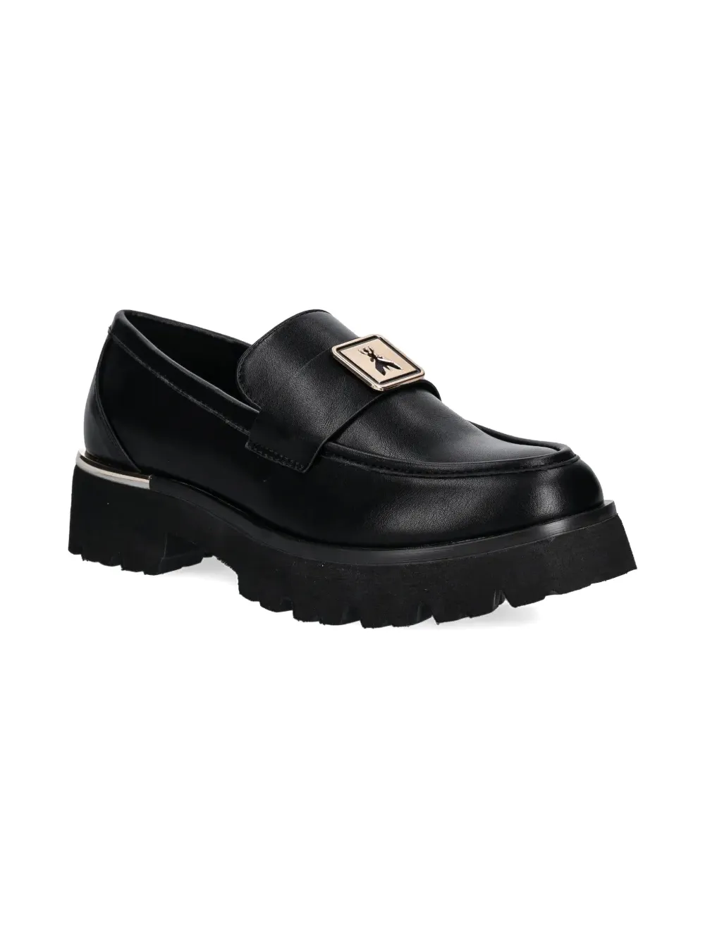 Patrizia Pepe leather loafers Black