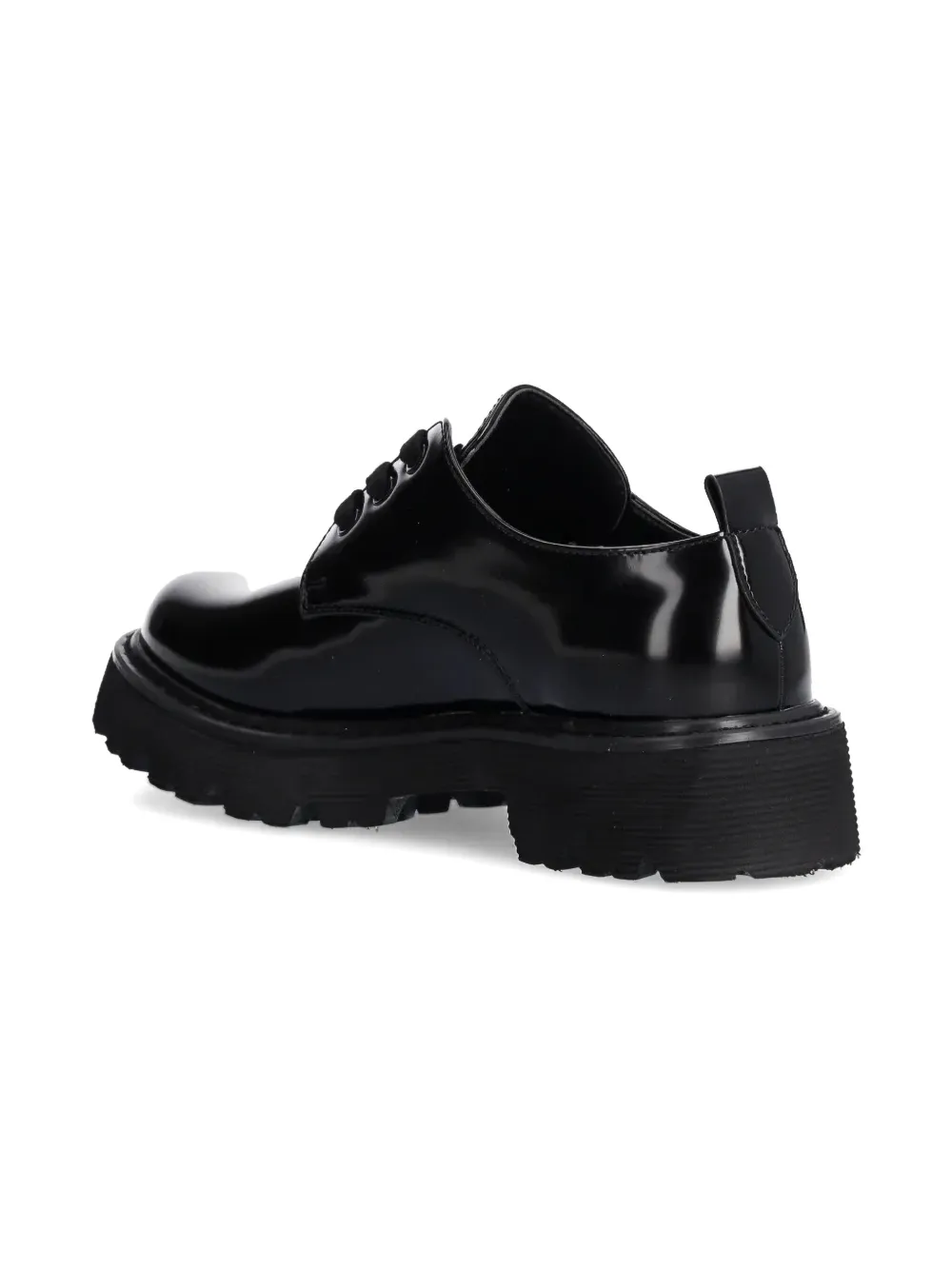 Patrizia Pepe girl lace-up loafers Black