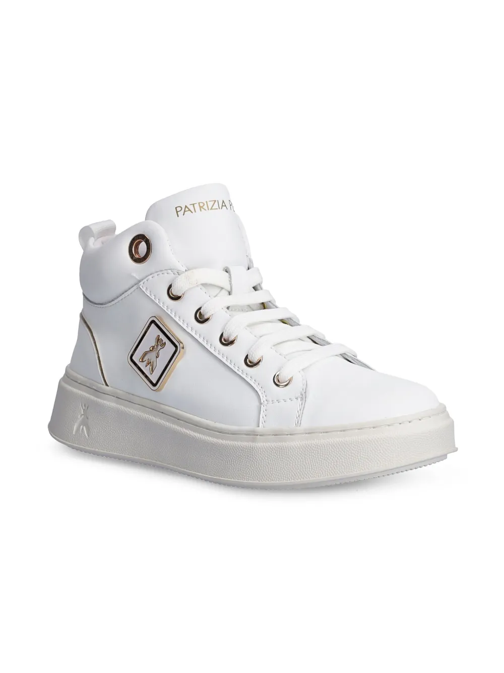 Patrizia Pepe leather sneakers White