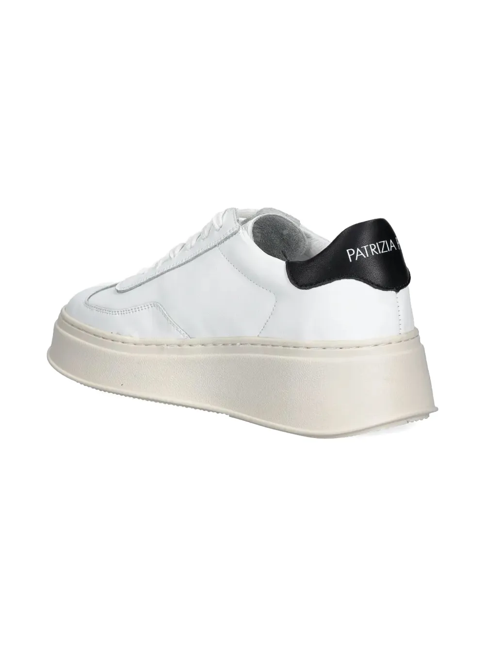 Patrizia Pepe girl leather sneakers White