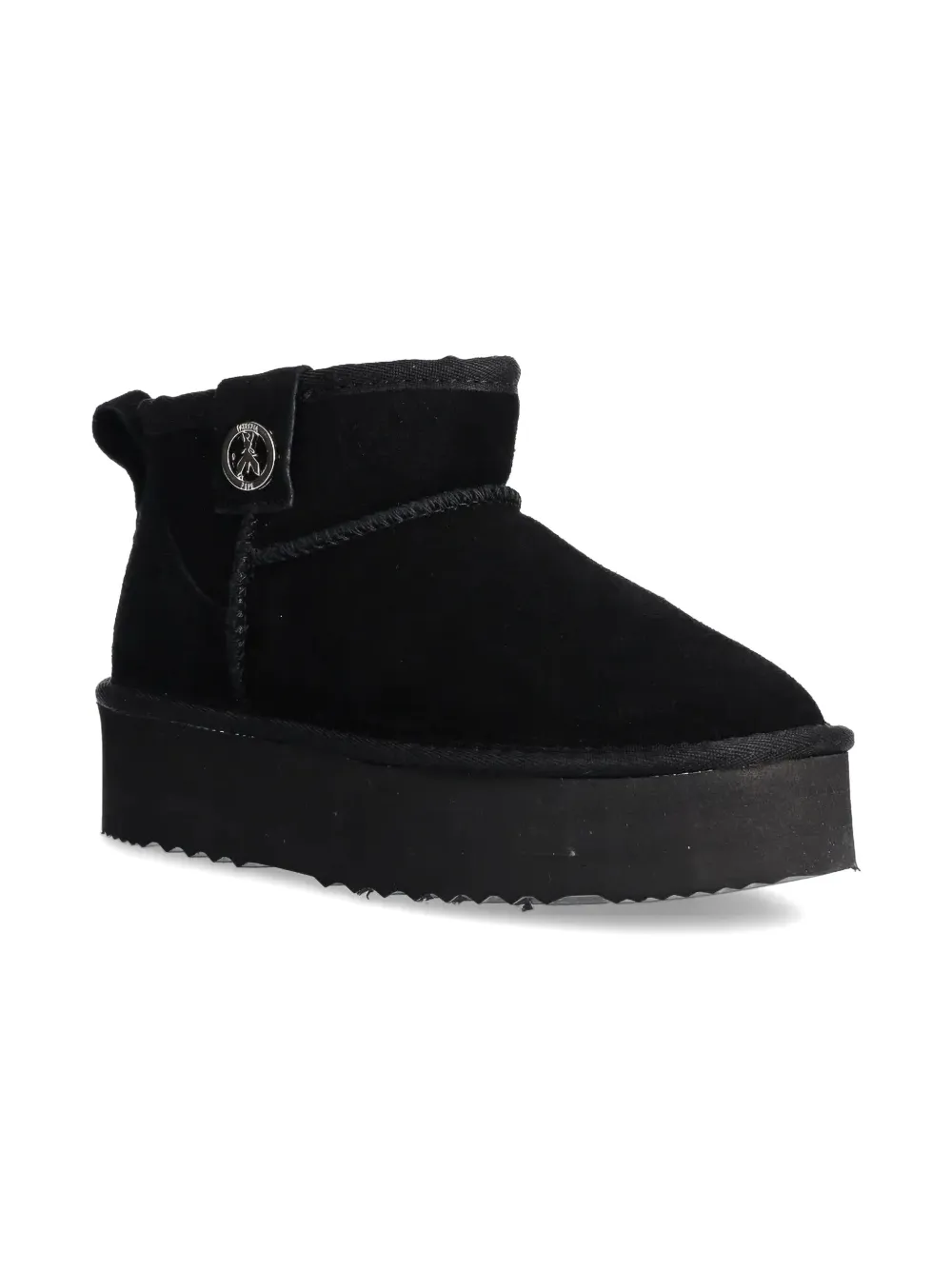 Patrizia Pepe girl suede snow boots - Zwart