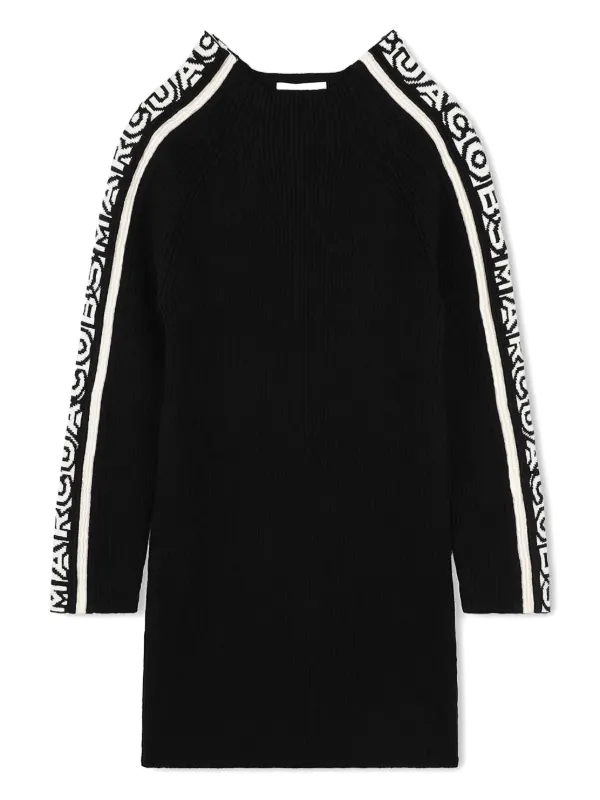 Marc Jacobs Kids logo-intarsia Dress | Black | FARFETCH
