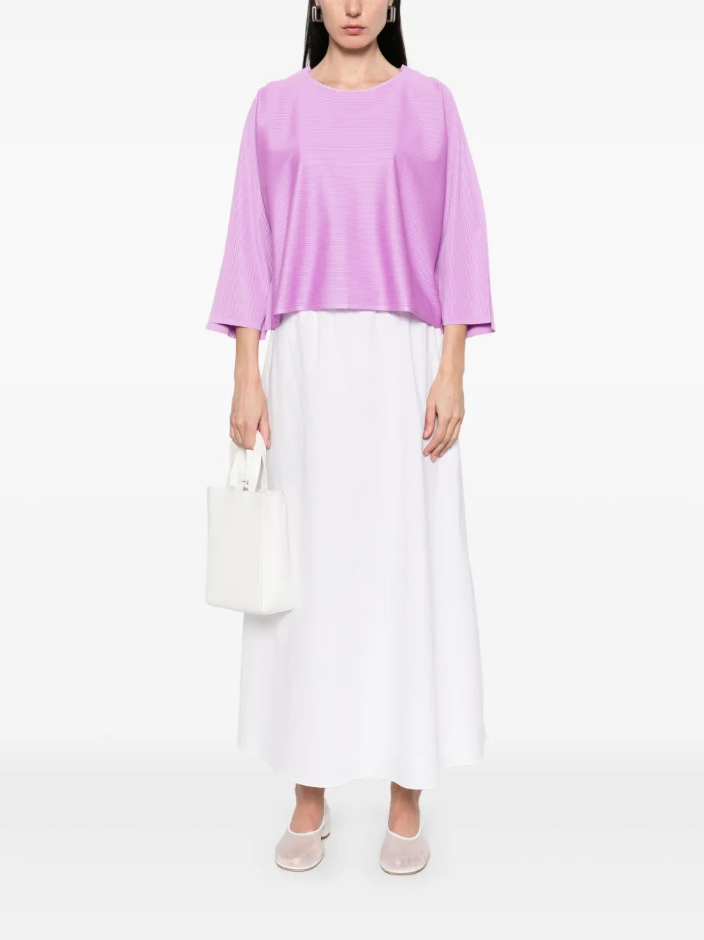 Pleats Please Issey Miyake A-poc Form top - Paars