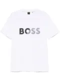 BOSS logo-tape T-shirt - White