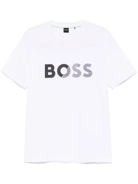 BOSS playera con franja del logo
