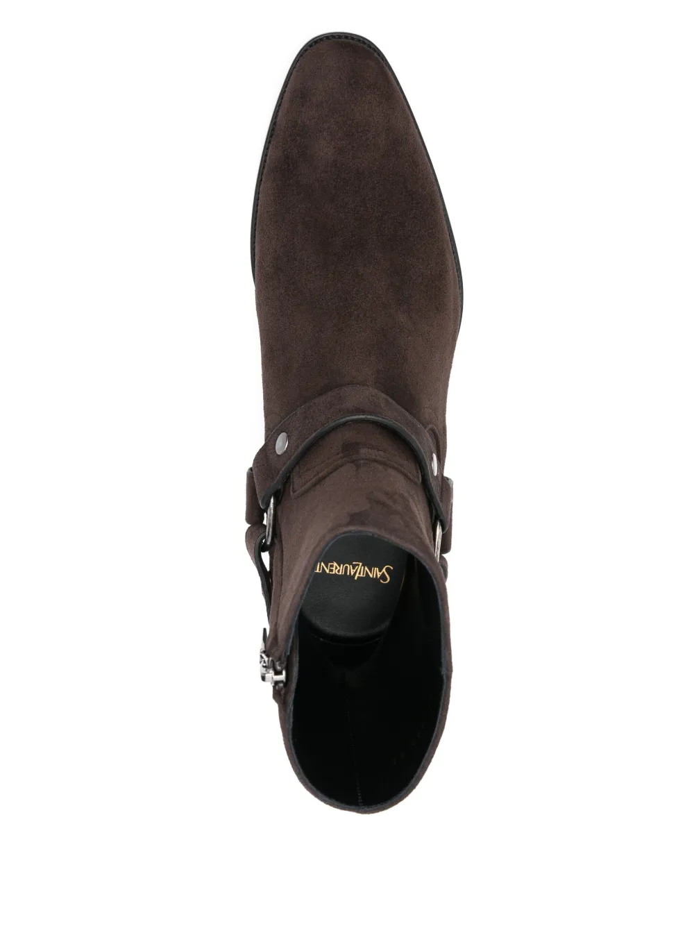 Saint Laurent 40mm Wyatt boots Brown