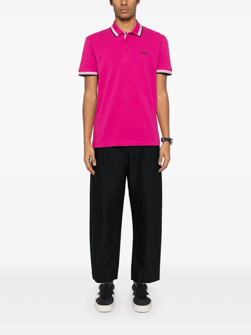 BOSS Paddy poloshirt - Roze