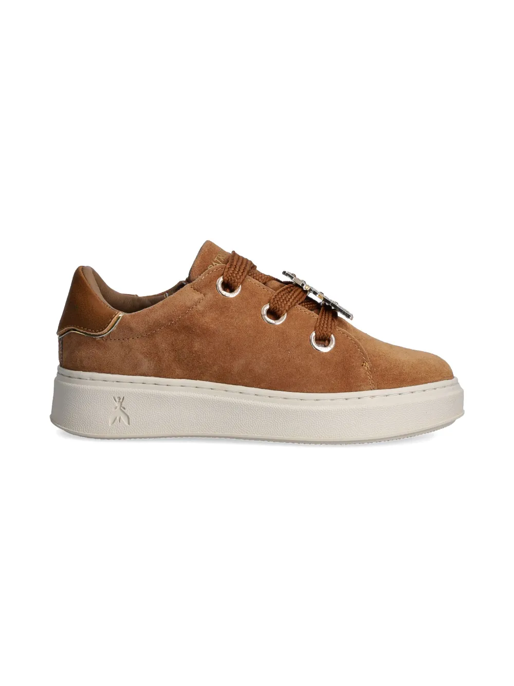Patrizia Pepe girl suede sneakers Brown