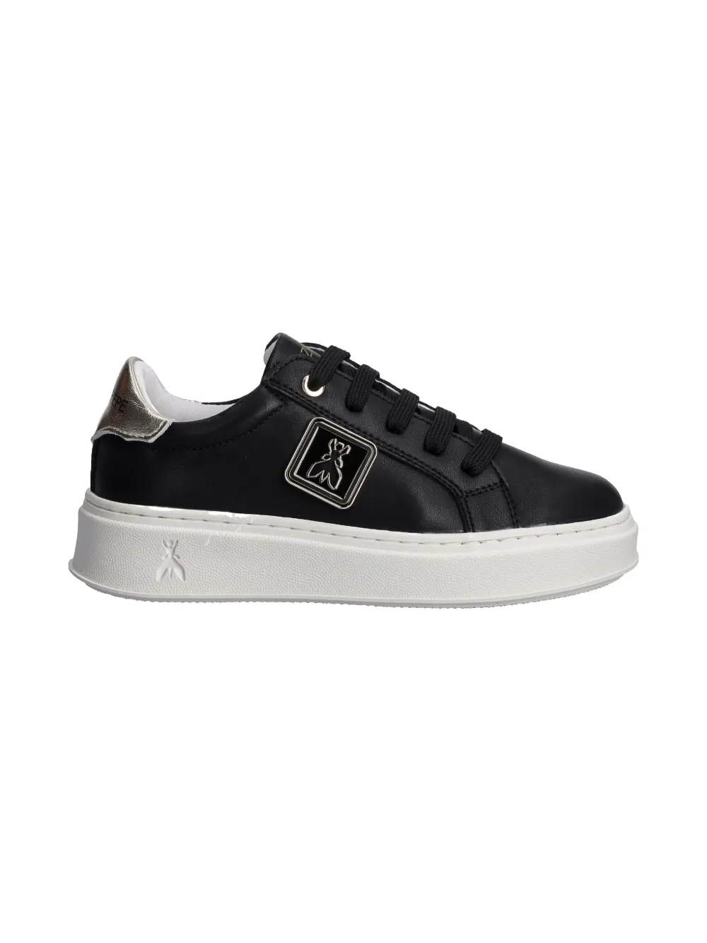 Patrizia Pepe leather sneakers Black