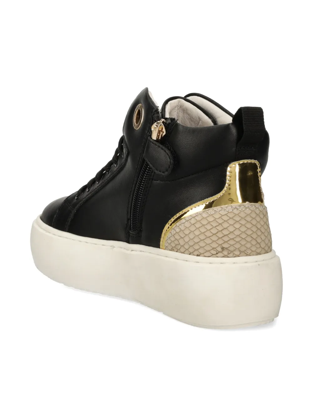 Patrizia Pepe girl leather sneakers Black