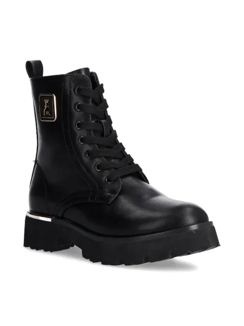 Patrizia Pepe girl Ankle boot com placa de logo