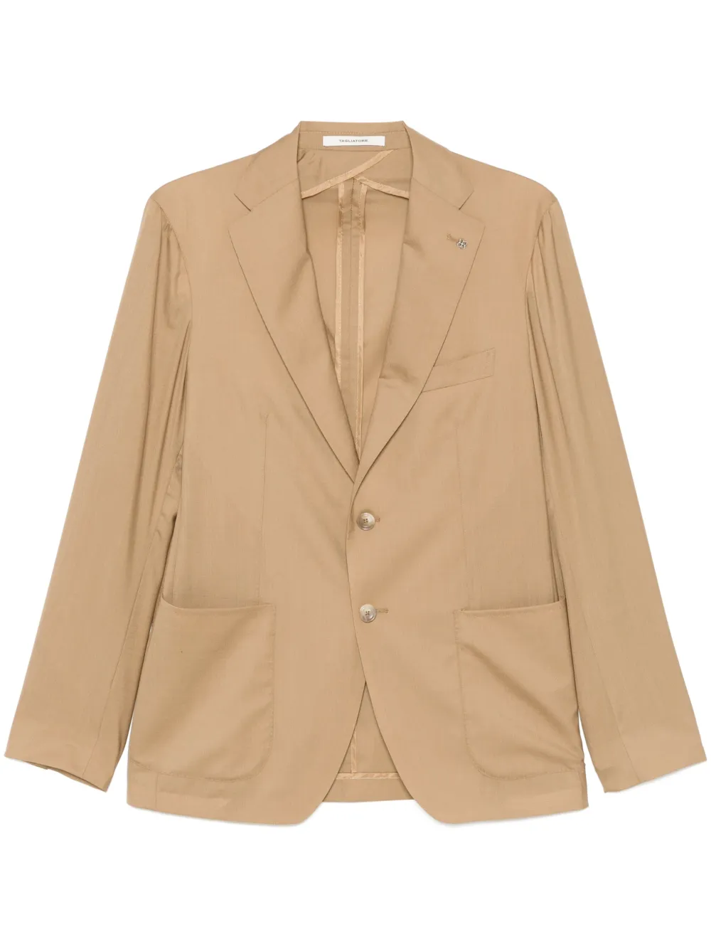 Tagliatore brooch-detail blazer | Brown | Image 1