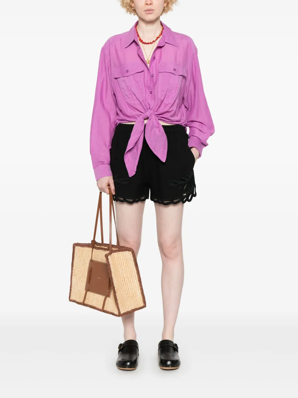 MARANT ÉTOILE Nath blouse - Roze