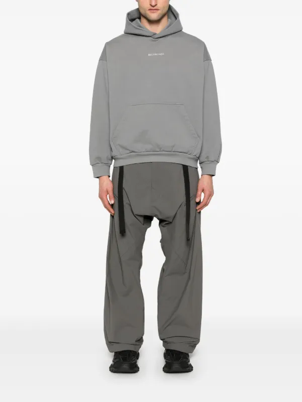 品多く ロゴ Balenciaga パーカー JP FARFETCH | グレー | トップス