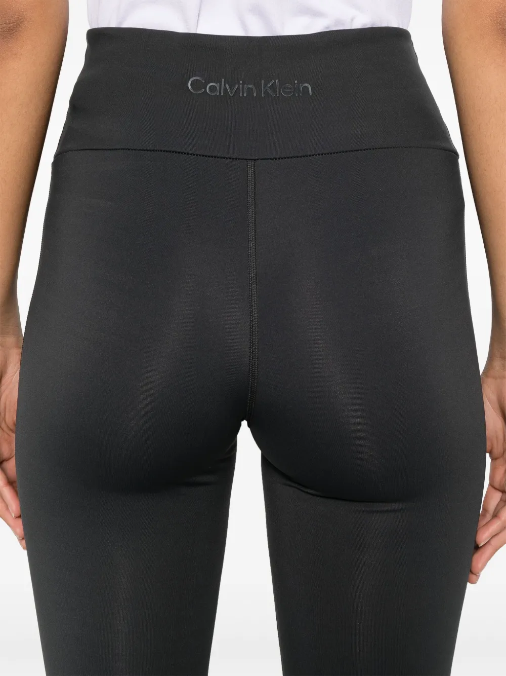 Shop Calvin Klein Flared Leggings In Black