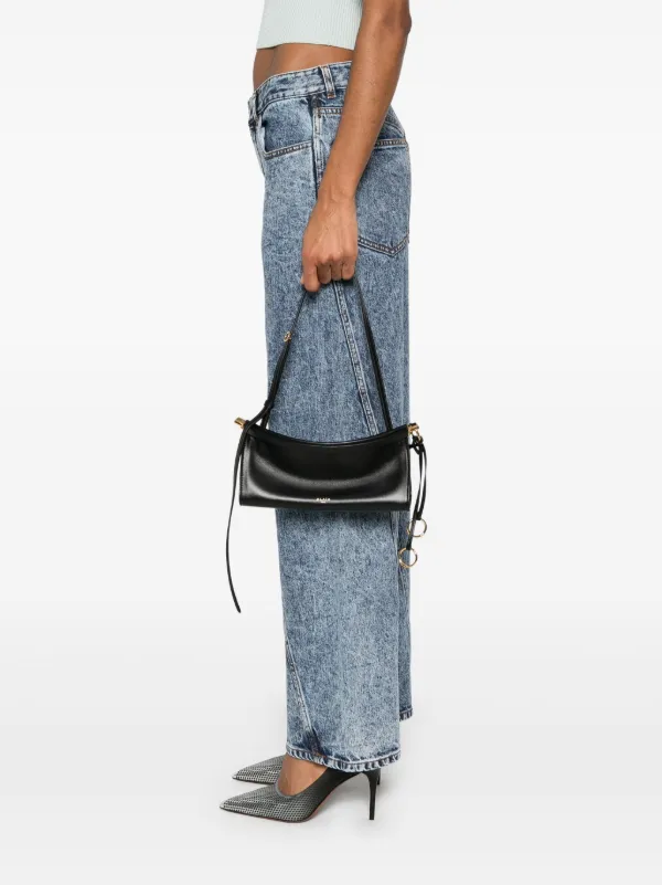 ショルダーバッグ・ポシェット ALAIA \"Le Click East West\" shoulder bag ALAÏA BLACK LE CLICK EAST WEST LARGE BAG IN LEATHER |ALAÏA US