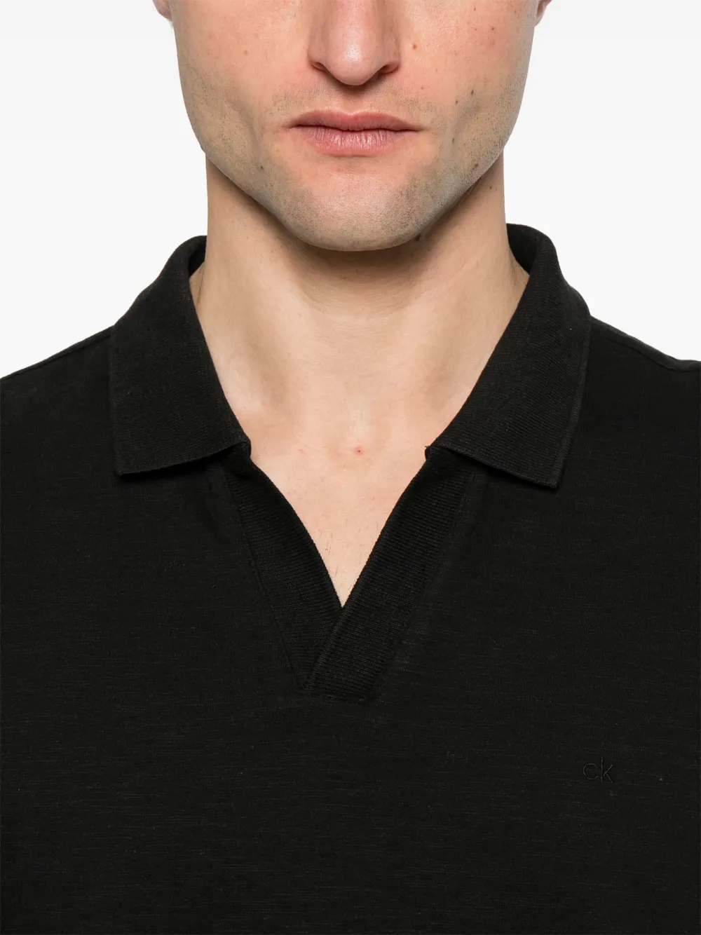 Shop Calvin Klein Jersey T-shirt In Black