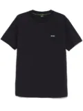 BOSS logo-lettering T-shirt - Blue