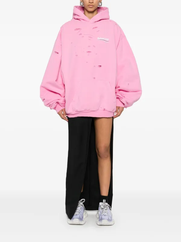Balenciaga Political Campaign パーカー | ピンク | FARFETCH JP