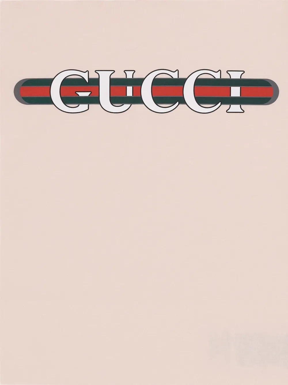 Gucci Kids T-shirt met logoprint Roze