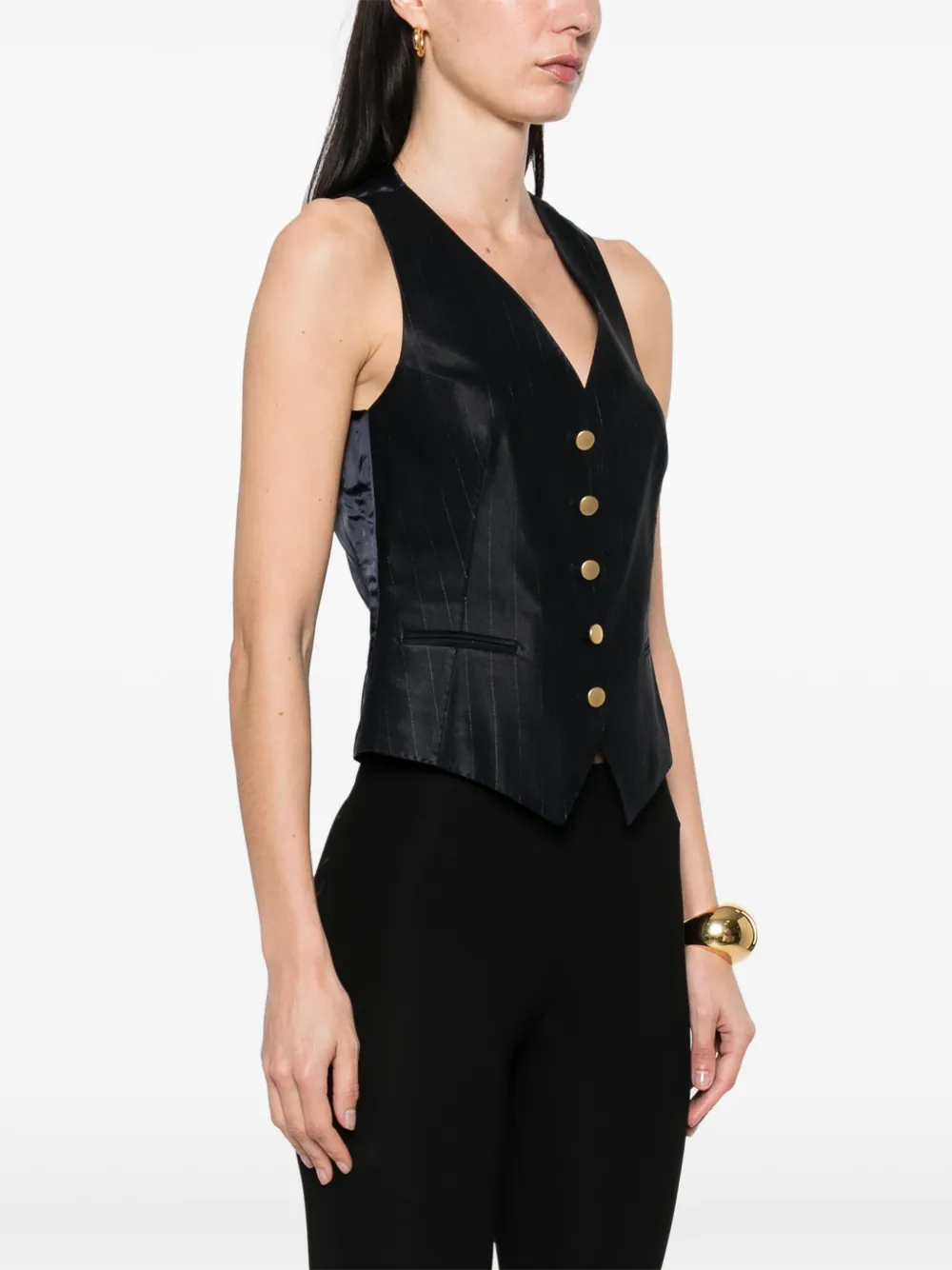 Tagliatore Giselle gilet Blauw