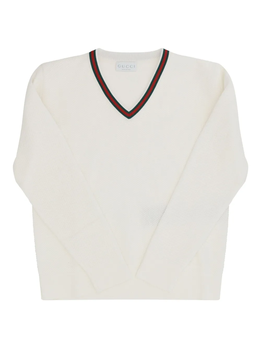 Gucci Kids Trui met V-hals Wit