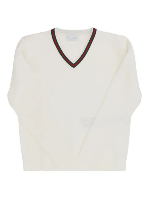 Gucci Kids V-neck jumper 