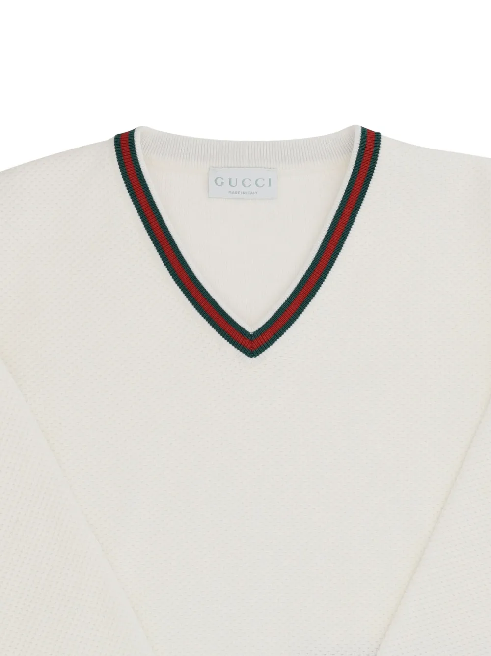 Gucci Kids Trui met V-hals Wit