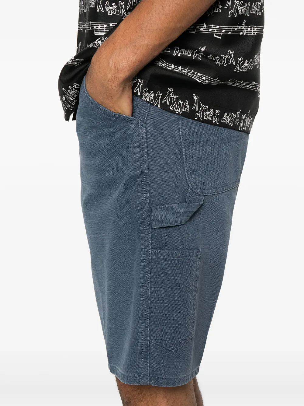 Carhartt WIP Single Knee shorts Blauw