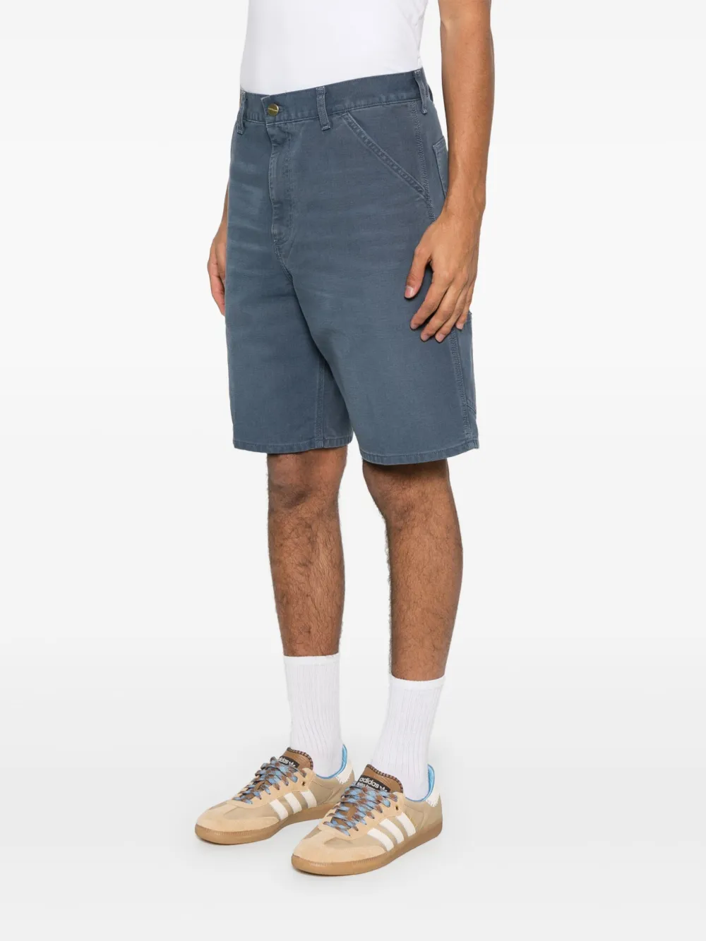 Carhartt WIP Single Knee shorts Blauw