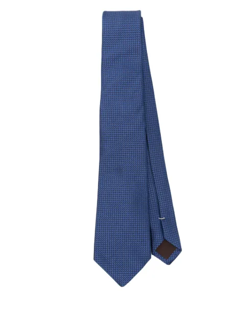 Canali patterned-jacquard tie