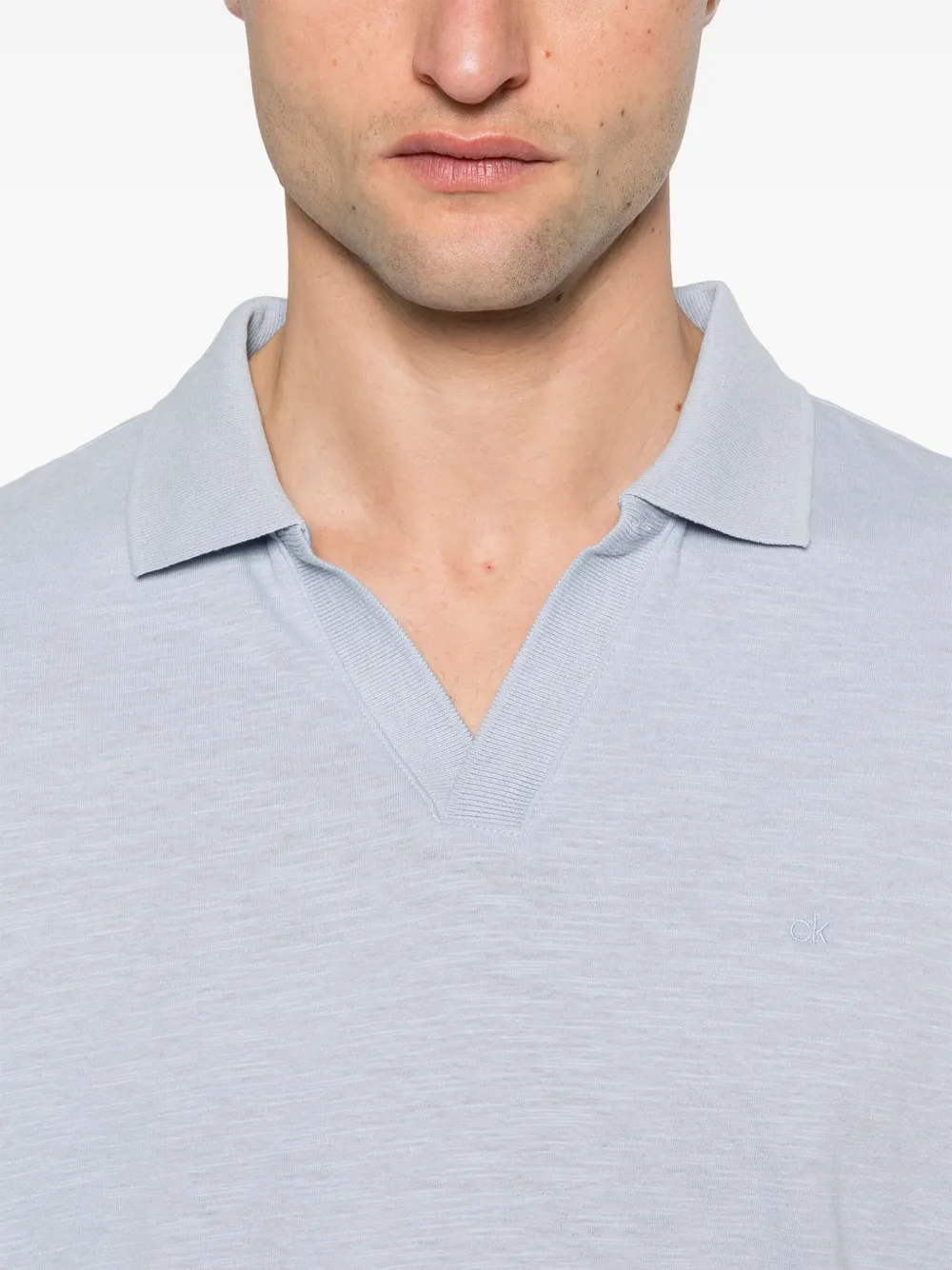Calvin Klein Jersey T-shirt Blauw