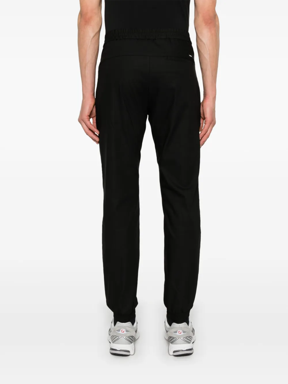 Calvin Klein Trainingsbroek met toelopende pijpen Zwart