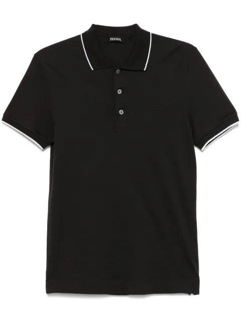 Zegna playera tipo polo stretch