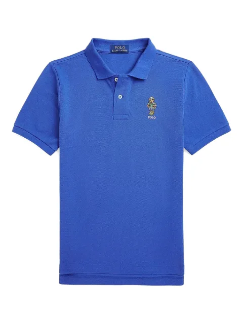 POLO RALPH LAUREN KIDS Polo Bear-embroidered polo shirt