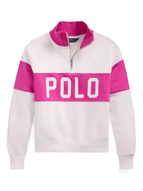 POLO RALPH LAUREN KIDS half-zip sweatshirt 