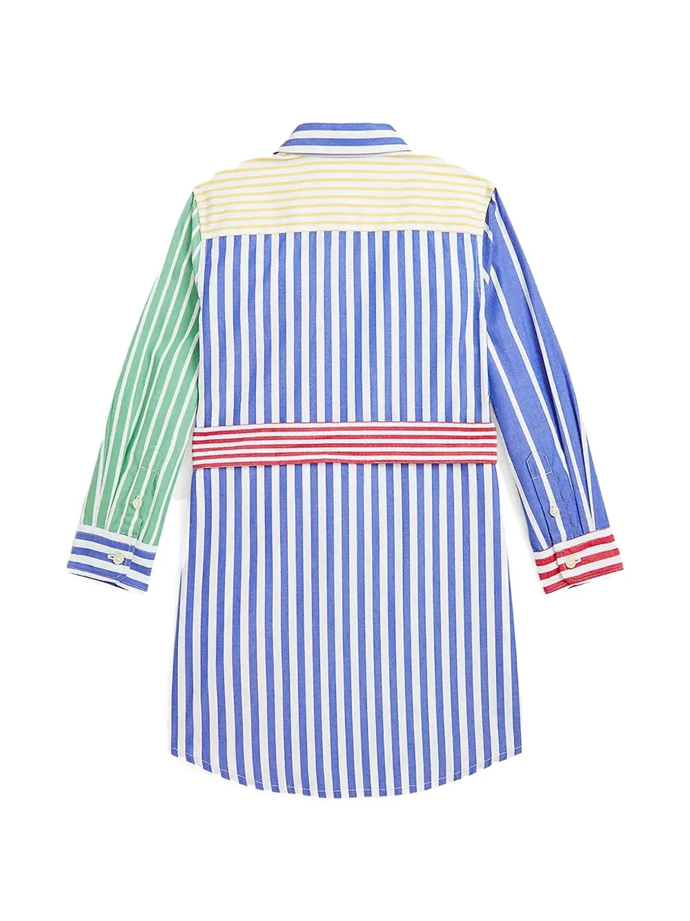 POLO RALPH LAUREN KIDS striped cotton dress - Rood