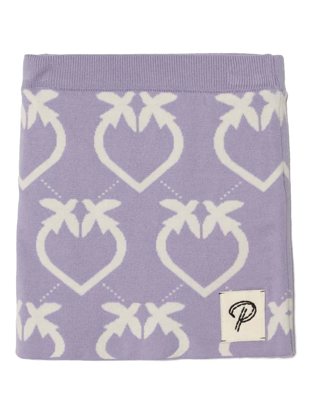 Pinko Kids Rok met logoprint Paars
