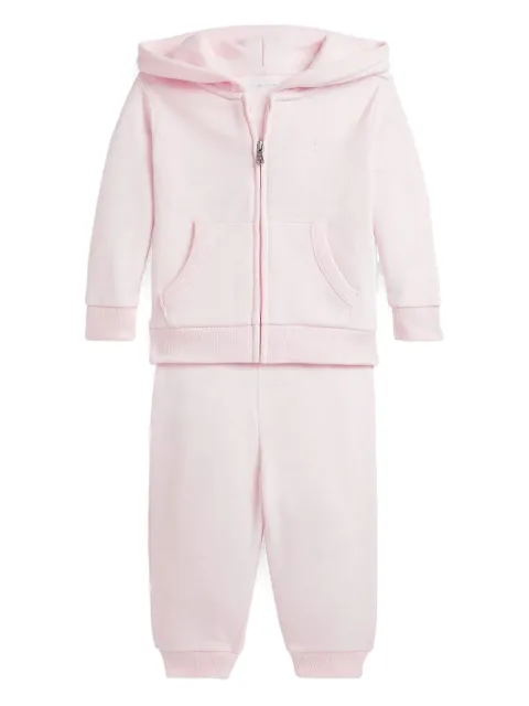 POLO RALPH LAUREN KIDS traje deportivo rosa claro