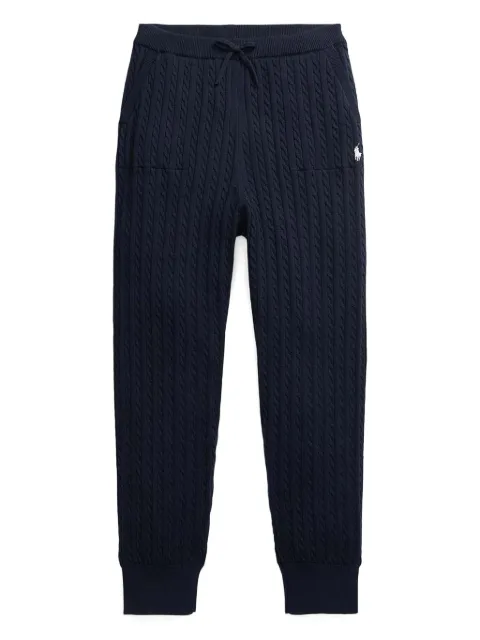 POLO RALPH LAUREN KIDS cable-knit trousers 