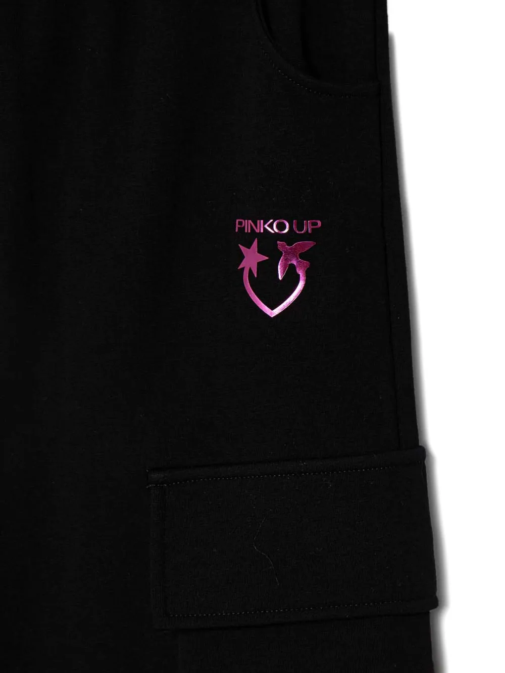 Pinko Kids Broek met logoprint Zwart