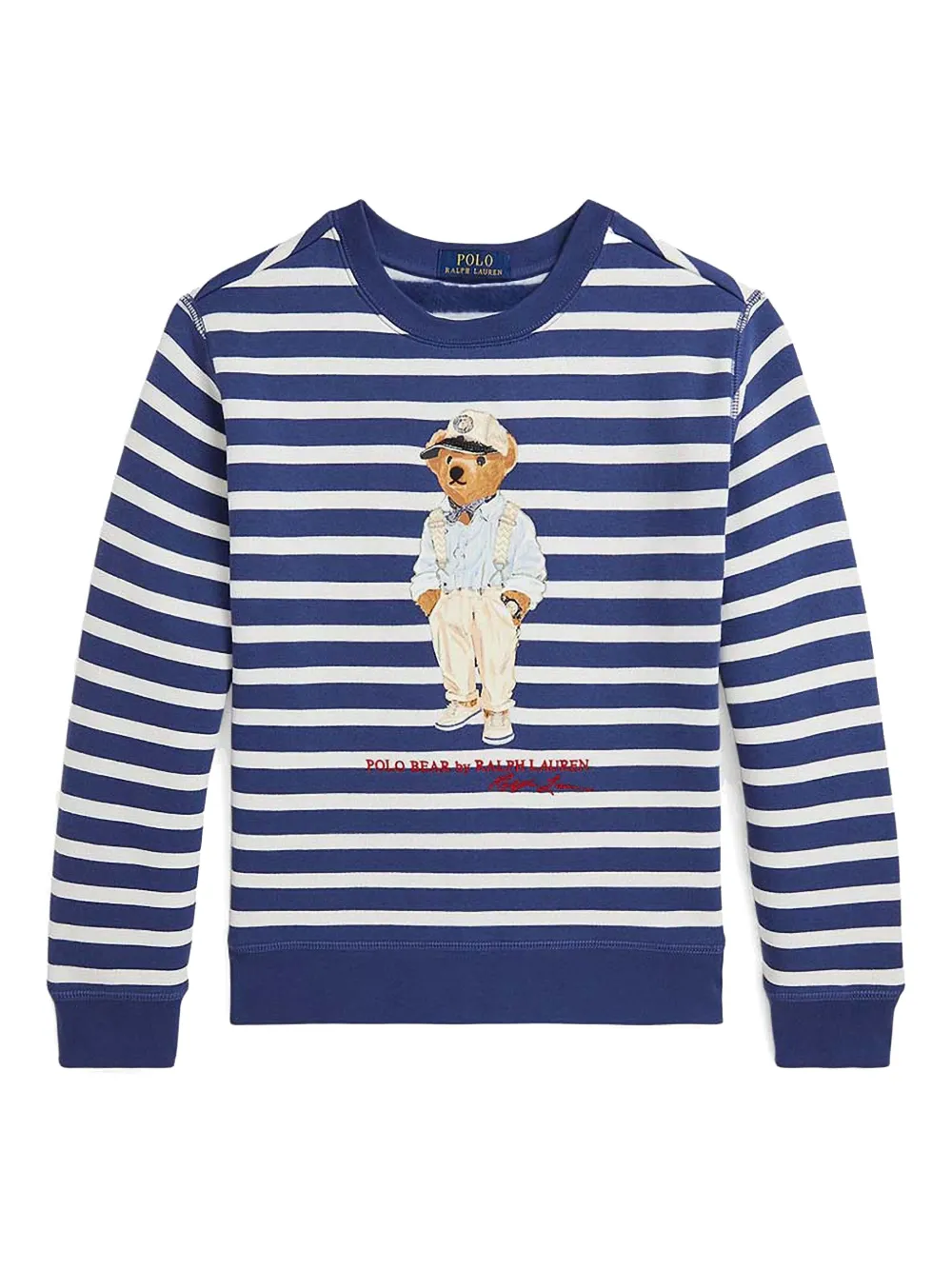 POLO RALPH LAUREN KIDS Sweater met teddybeerprint Blauw