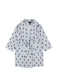 POLO RALPH LAUREN KIDS bear motif robe - White