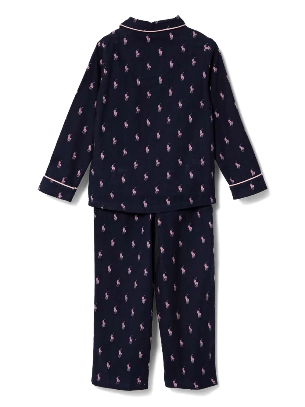 POLO RALPH LAUREN KIDS Pyjama met Polo Pony-print Blauw