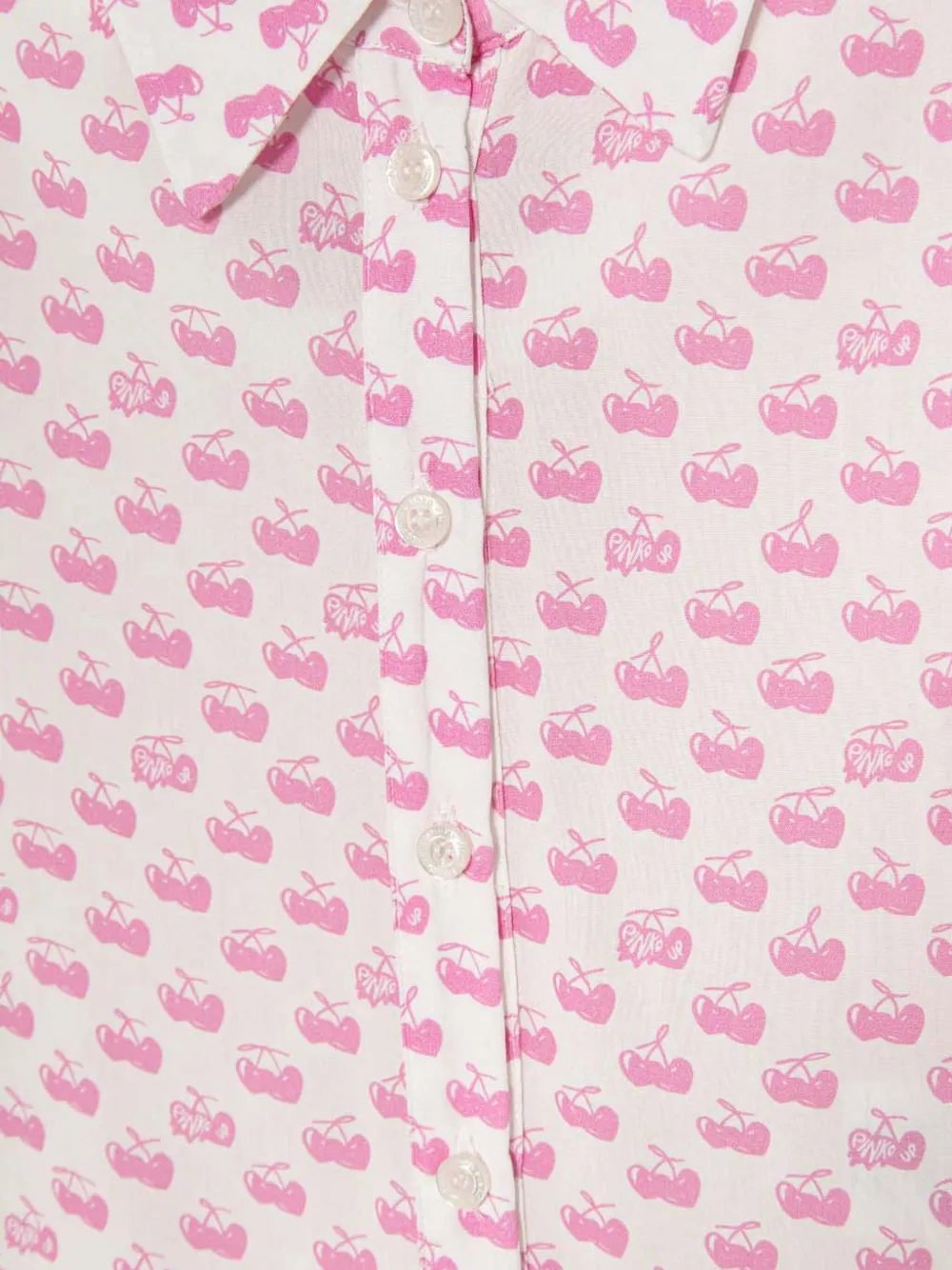 Pinko Kids Shirt met hartprint Roze