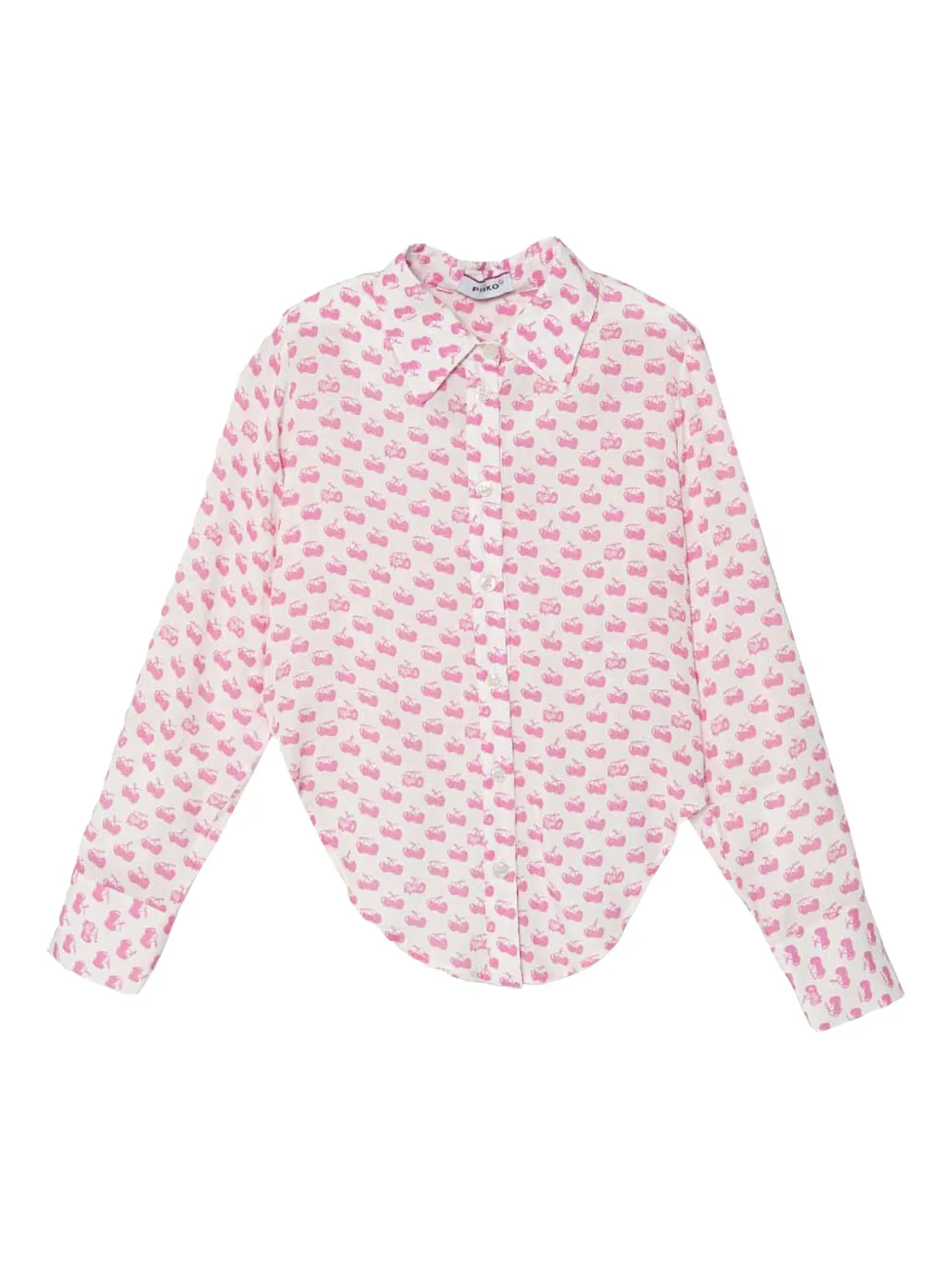 Pinko Kids Shirt met hartprint Roze