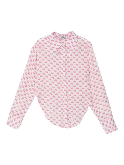 Pinko Kids heart-print shirt 