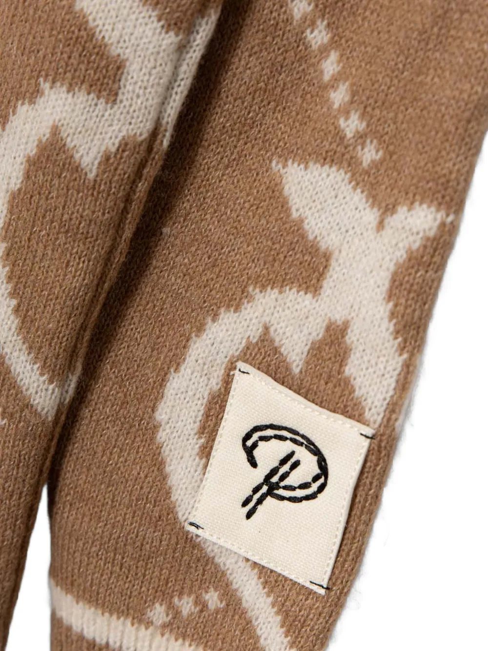 Pinko Kids Jurk met logo Bruin