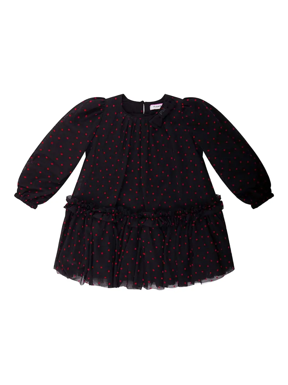 Pinko Kids ポルカドット チュール ワンピース - ブラック Pinko Kids ポルカドット チュール ワンピース - ブラック