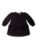 Pinko Kids polka-dot tulle dress - Black
